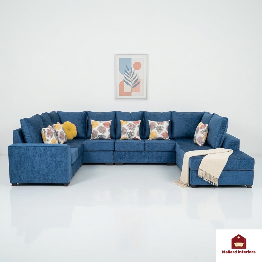 The Ngong in Indigo mottled weave