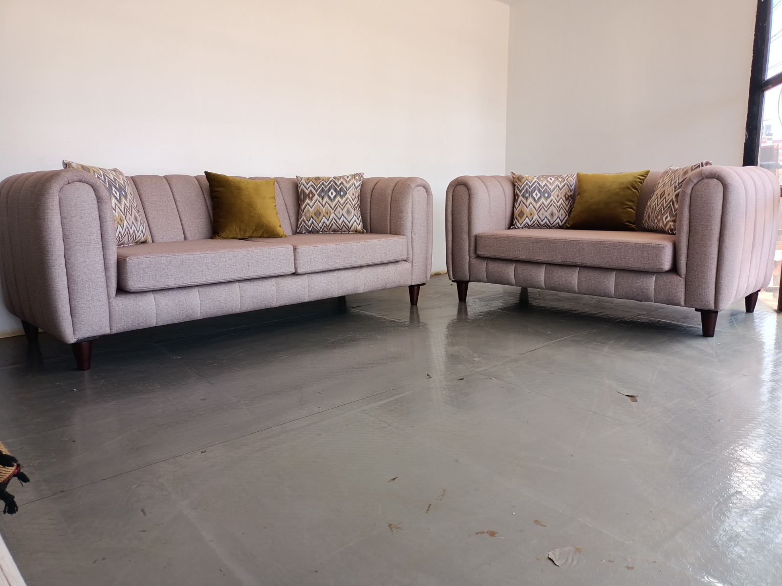 The Diani in Dusty rose linen